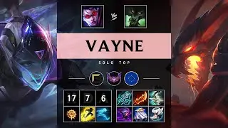 Vayne Top vs Warwick: Triple Kill, Legendary - EUW Master Patch 14.21