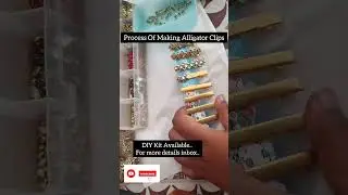 Alligator Clips | Hair Clips | #customized #shorts #reels #tutorial #diy #traditional #clips #hair
