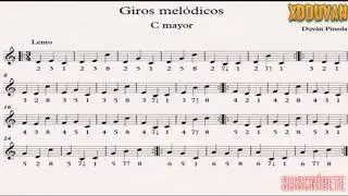 GIROS MELÓDICOS  (Explicación Definitiva) (Ejercicio+Pdf y PowerPoint)