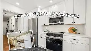 Complete Kitchen Makeover | DIY Kitchen Renovation From Start to Finish | Budget-Friendly Remodel
