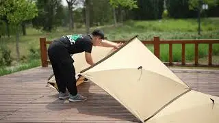 KingCamp KT2319 Quick-opening Tent Screen building Video