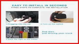 Wireless Magnetic Trailer Lights: Easy Installation and Reliable Safety