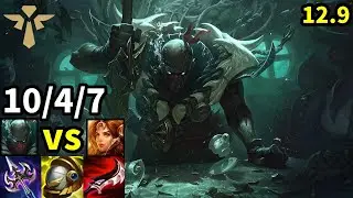 Pyke Support vs Leona - KR Master | Patch 12.9