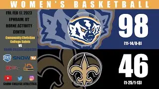 Women's Basketball Highlights vs Community Christian College (2/17/2023)
