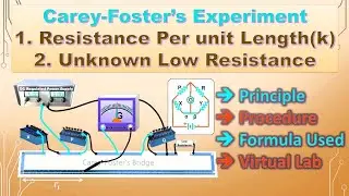 Finding resistance by carey foster bridge practical | Carey Foster Bridge Experiment |Viva Question