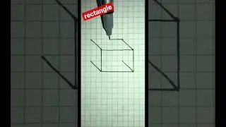 How to draw rectangle in easy.#shorts