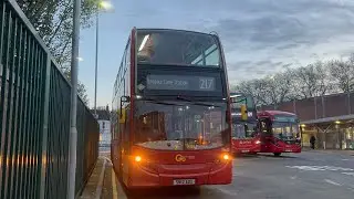Rapid Topodyn &bull; GoAhead London Route 217 - EN43 (SN12AOU) &bull; ADL Enviro 400 Euro 5 | (12/11/25)