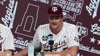 Texas A&M baseball team members preview CWS finals vs. Tennessee