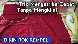Trik Menyetrika Rok Rempel Tanpa Mengkilat-Ek Tv Channel