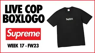 MANUAL LIVE COP SUPREME - CAMO BOXLOGO TEE (WEEK 17 FW23)