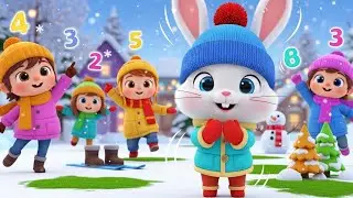 Number Song 1&ndash;10 &ndash; Winter Counting Club | Song for Kids | Nursery Rhymes and Baby Learning Songs