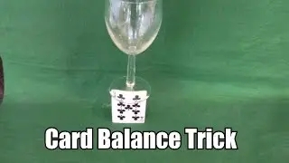 Amazing Card Balance Magic Trick Secret
