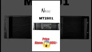 Nx Audio MT2801 Amplifier Price & Features | Best Professional DJ Power Amplifier Review in India