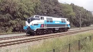 Locomotive Train, Railpromo 1215 at Blerick the Netherlands , June 7-2016 Cool 😎👍👍👍👍👍👍👍👍👍👍🚂Railfan🎥!