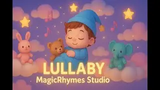 Lullaby for Babies 🌙 | Baby Sleep Music with Cute 3D Animation | MagicRhymes Studio