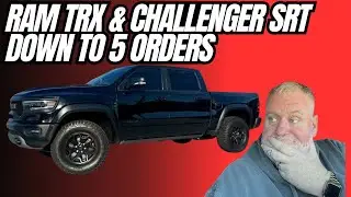 Ram TRX and Challenger SRT Down To 5 Entires 