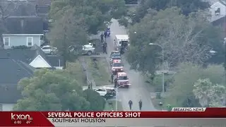 At least three police officers shot in Houston