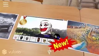Augmented Reality App based on Vuforia Cloud Recognition Unity3D