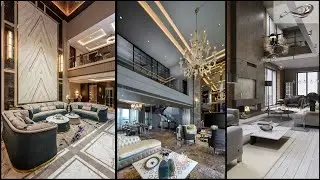 Top Double Height Living Room Design | Hallway wall Interior | Duplex Drawing room Idea 2023 | I.A.S