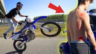 IMPENNARE IN MOTO E' RISCHIOSO!