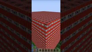 💥Biggest TNT Blast In Minecraft Ever😂|💯Exploding 10000 TNTs In Minecraft🔥| GoD Spoiler YT |#shorts