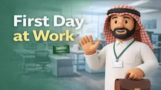 First Day at a New Job in Saudi 🇸🇦 | Real Saudi Dialect Story