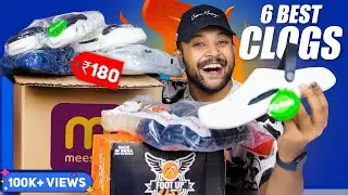6 BEST CROCS/CLOGS/SLIDERS Under 300/500 FOR MEN 🔥  Meesho Footwear Haul 2024 | ONE CHANCE