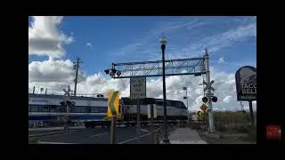 Amtrak San Joaquins 713 & 712 Trains [CA - 120] Yosemite Ave. Railroad Crossing, Escalon CA