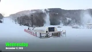 Dec. 11th Wachusett Mountain Daily Video Snow Report