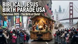 Biblical Jesus Birth Parade LONDON 2025 🇺🇸✝️ | Grand Nativity Christmas Procession Across America