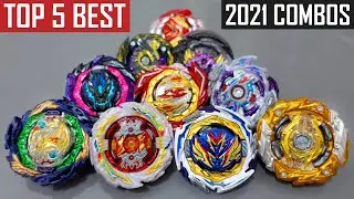 TOP 5 BEST BEYBLADE BURST COMBOS OF 2021 | STRONGEST Beyblade Burst DB & Sparking Competitive Parts