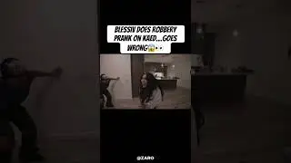 @Blesiv tries a robbery prank on Kaed and things go left real quick 😳 #shorts #prank #funny