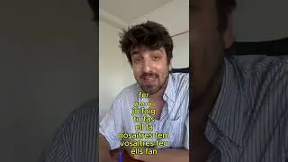 Как запомнить глаголы? Fer - делать. Каталанский язык 😛