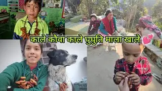कौवै के साथ बड़ी नाइन्साफी होती है  बेचारा 🥺(बचपन याद आ गया आज )