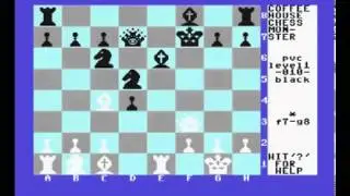 C=64 Chess - 'Coffee House Chess Monster' with black, Opening Italian Game (Lolli Attack)