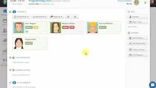 How to add a personal note to a student in Teach 'n Go