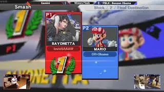 SS215 [Wii U] - Gemini (Bayonetta) vs PBLK | Benson Obama (Mario) - Winners Finals