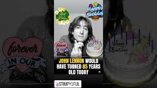 HAPPY BIRTHDAY IN HEAVEN JOHN LENNON GOD BLESS YOU 🙏💔