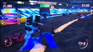 2 Wheel Skills Tricks With Soldier Fortune Ice In Monster Jam Showdown