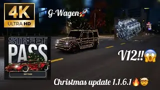 Carx street Christmas update 🔥|| g - wagen👾🚀|| Carx street gameplay|| roxy x street