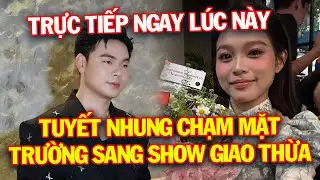 Trực tiếp: Show năm mới 2026, Trường Sang ngại ngùng chạm mặt Tuyết Nhung