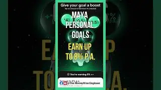 Earn up to 8% p.a. on Maya Personal Goals #shorts  #maya #savings #savingmoney #moneyminded
