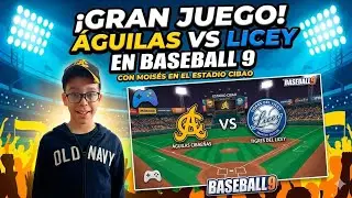 Mois&eacute;s narrates the &Aacute;GUILAS vs LICEY game 🔥 | The best Baseball 9 game at Cibao Stadium
