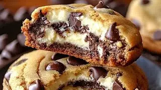 Cheesecake Stuffed Chocolate Chip Cookies