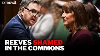 HUMILIATED Rachel Reeves gets STERN telling off moments before budget speech