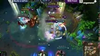 OGN LOL CHAMPIONS NAJIN vs MIG 2set PENTAKILL