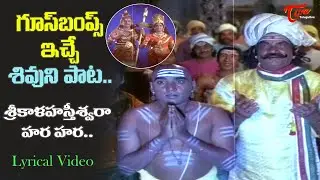 Srikalahasthishwara Emotional Song 4K | Krishnam Raju, Vanisri | Bhakta Kannappa | Old Telugu Songs
