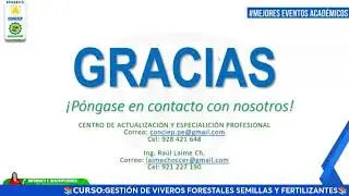 📚𝗖𝗨𝗥𝗦𝗢 :GESTIÓN DE VIVEROS FORESTALES SEMILLAS Y FERTILIZANTES📚