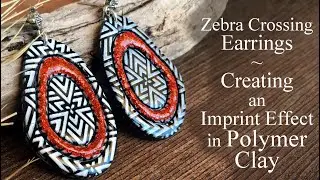 You can make Glitter from Metal Leaf? - How to Stamp Polymer Clay using Graduated Cutters