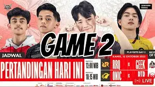 MPL ID SEASON 12 | BABAK PLAYOFFS GAME KE 3 | RRQ VS GEEK